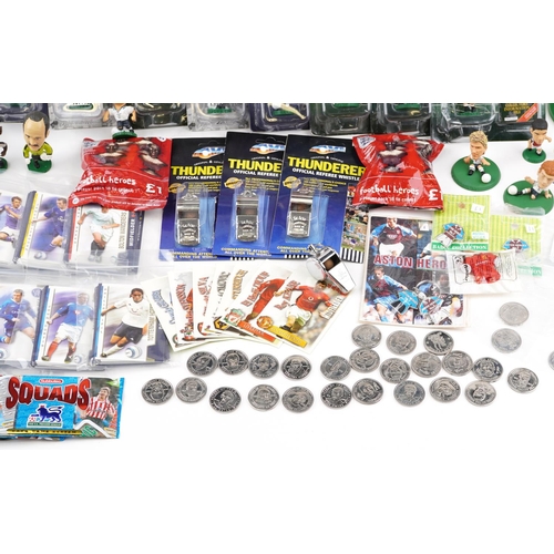 2347 - Football interest memorabilia and collectables including Vivid Imaginations figures, Subbuteo Squads... 