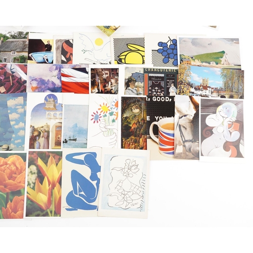 2276 - A collection of modern postcards including Henri Matisse by Taschen and Erotica Universalis by Tasch... 