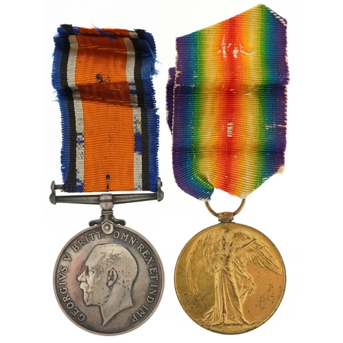 2409 - A British military World War I medal pair awarded to 31688 PTE.T.J.MASLIN.R.FUS.