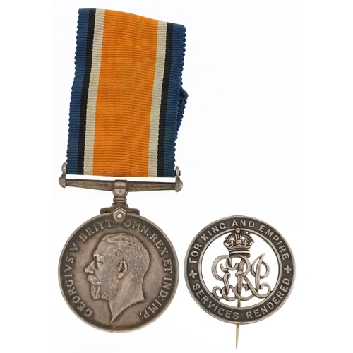 2407 - British military World War I medal awarded to 515870 PTE.C.W.F.LEVY.14-LOND.R., together with a Serv... 