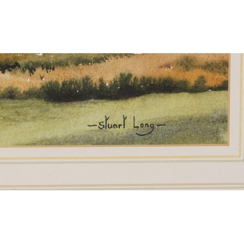 3428 - Stuart Long - May Morning, Derwent, 20th century British school watercolour landscape on paper, sign... 