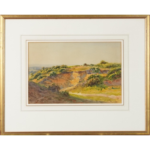 3453 - Vivian Rolt (1874-1933) - Gloucestershire landscape, watercolour on paper, signed lower left corner,... 