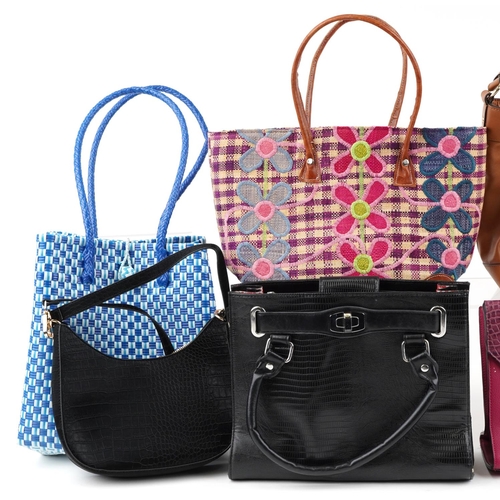 549 - A collection of ladies handbags including Misako, Next, Lipsy, Marc B and Kbas.