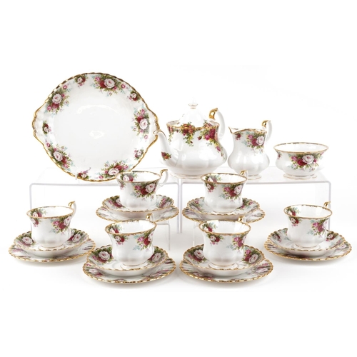 1232 - A Royal Albert 'Celebration' six place tea service