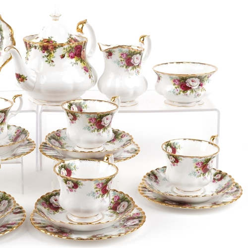 1232 - A Royal Albert 'Celebration' six place tea service