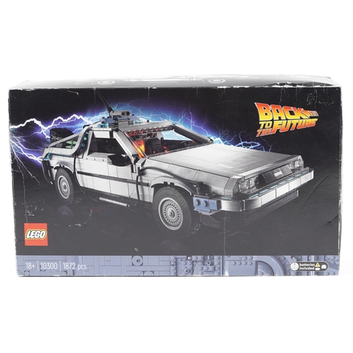 1255 - A Lego Back to Future three in one construction set, 1872 pieces, sealed in box.