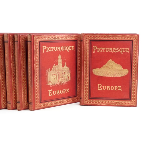 2381 - Picturesque Europe, published by Cassell, Petter & Galpin, London, in ten hardback volumes.