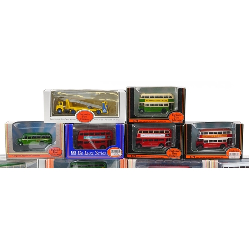 1308 - 22 Exclusive First Editions die-cast vehicles with boxes including East Yorkshire Bus, London Transp... 