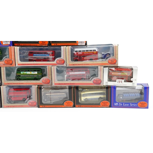 1308 - 22 Exclusive First Editions die-cast vehicles with boxes including East Yorkshire Bus, London Transp... 