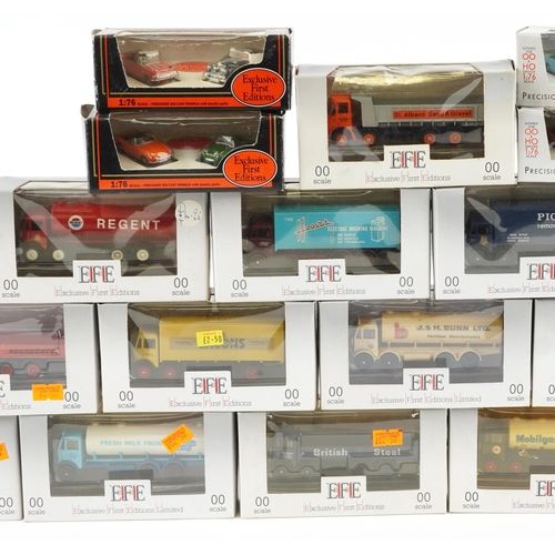 1310 - 22 Exclusive First Editions diecast vehicles with boxes including MGB Roadster and Triumph Roadster ... 