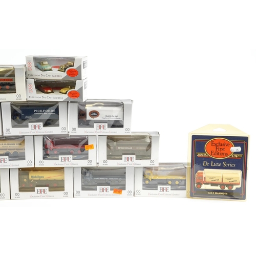 1310 - 22 Exclusive First Editions diecast vehicles with boxes including MGB Roadster and Triumph Roadster ... 