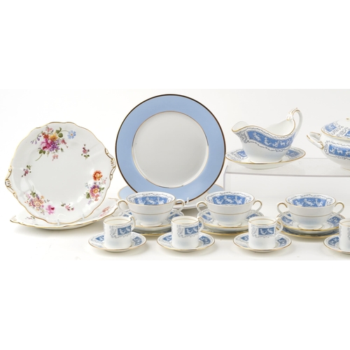 1240 - A Coalport bone china 'Revelry' part dinner service.