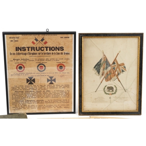 2539 - Militaria including Navy & Army Illustrated, 74th Highlanders picture, German instruction sheet and ... 