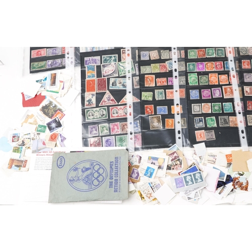 2250 - 19th century and later British and world stamps set out in stock sheets to include Iran, USA and Ind... 