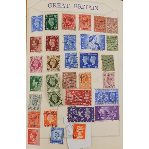 2250 - 19th century and later British and world stamps set out in stock sheets to include Iran, USA and Ind... 