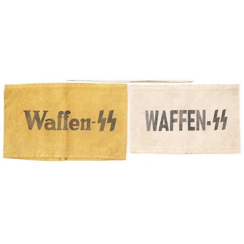 2578 - Three German military interest armbands.