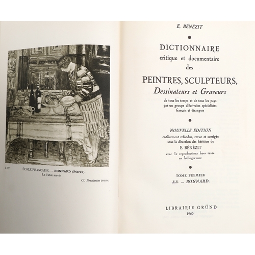 2392 - E. Benezit - Dictionnaire des Peintres Sculpteurs Dessinateurs et Graveurs, 8 volume set, cloth boun... 