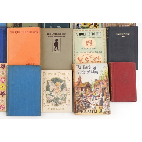 2388 - A group of various vintage hardback books to include The True Story of Dick Whittington and The Darl... 