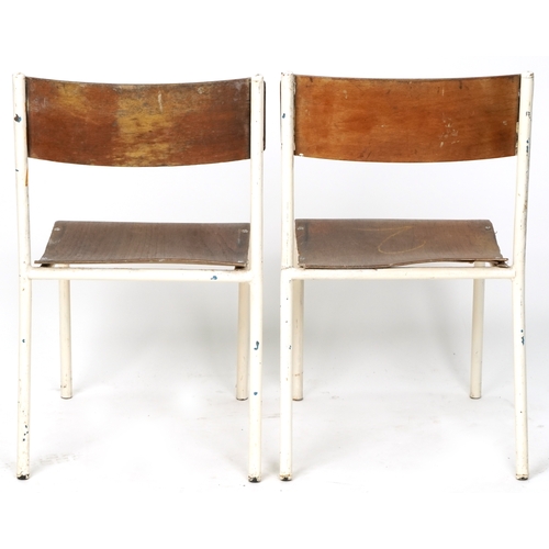 1092 - A pair of mid 20th century child's chairs.