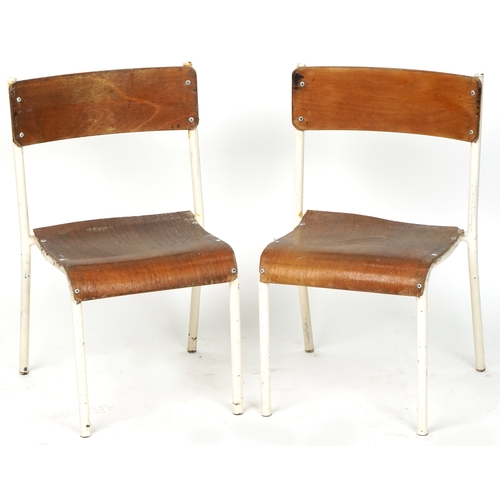 1092 - A pair of mid 20th century child's chairs.