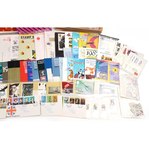 2309 - A large quantity of British and world stamps including PHQ cards, presentation packs, first day cove... 