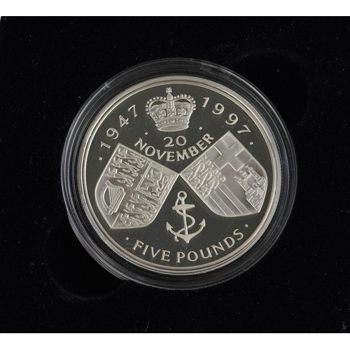 2089 - Four boxed silver proof coins, each with certificate of authenticity comprising a Britannia one ounc... 