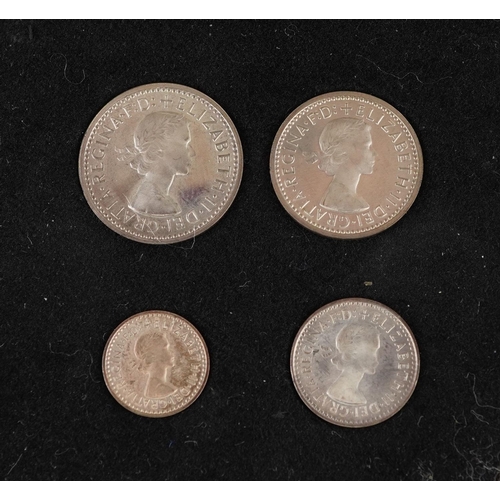 2100 - A 1970 Royal Mint Maundy money boxed set of four coins.