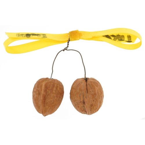 96 - Tracey Emin and Sarah Lucas- Pair of Walnuts, The Shop, 1993, signed by each artist in black ink.