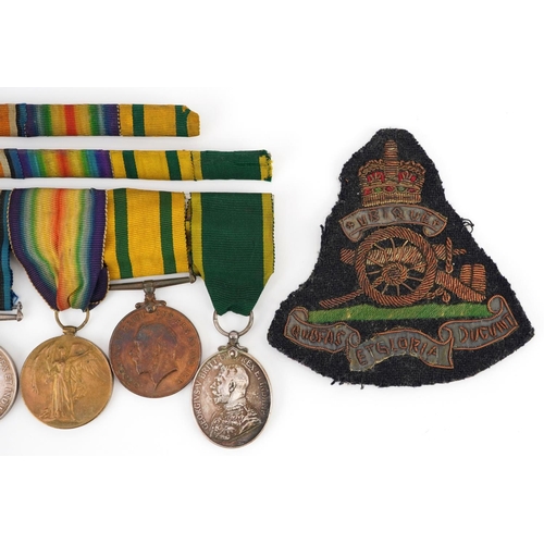 2403 - Militaria including British military World War I medal group including Territorial War medal for Vol... 