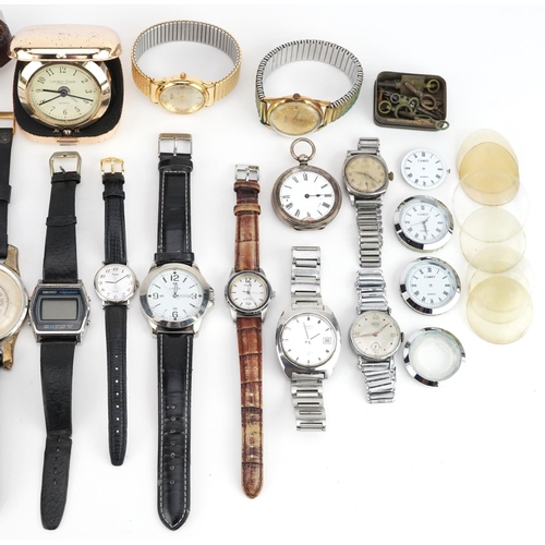 3335 - A small collection of mixed ladies and gentlemen's wristwatches for spares and repairs including Sek... 