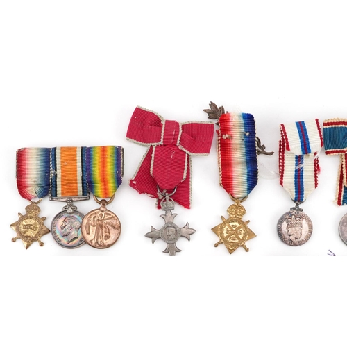 2419 - A collection of military interest World War I and World War II dress medals and bars including 5th A... 