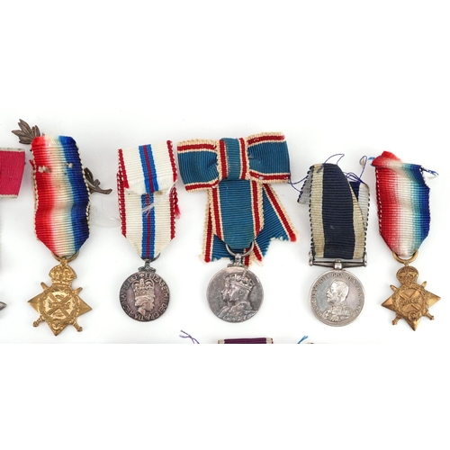 2419 - A collection of military interest World War I and World War II dress medals and bars including 5th A... 