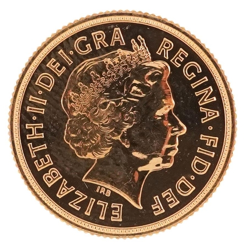 3403 - Elizabeth II 2011 gold sovereign.