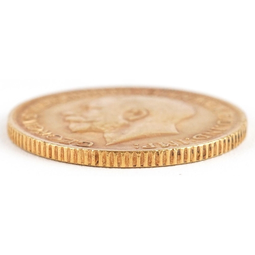 3401 - George V 1914 gold sovereign.