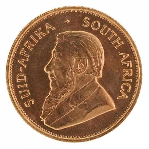 3357 - South Africa 1975 one ounce fine gold krugerrand.