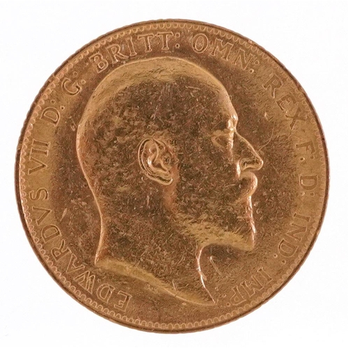 3383 - Edward VII 1910 gold sovereign.