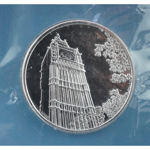 2145 - A Big Ben one hundred pound fine silver coin, 62.86g.