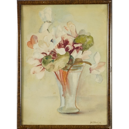 3471 - Chelland - Still Life, 20th Century British School, watercolour on paper, signed and dated '26, fram... 