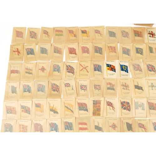 2469 - Large collection of military interest silk cigarette cards.