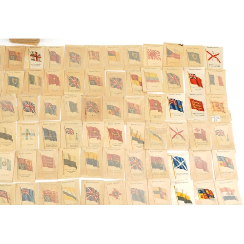 2469 - Large collection of military interest silk cigarette cards.