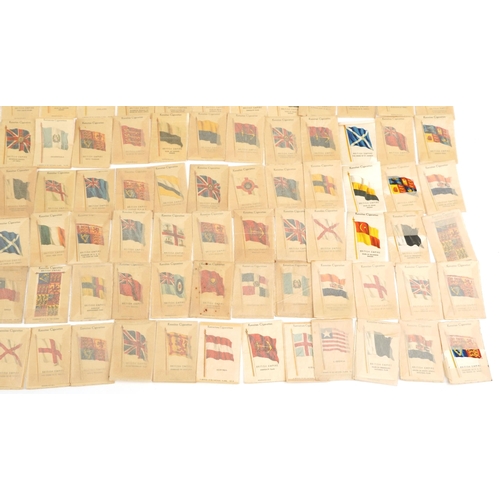 2469 - Large collection of military interest silk cigarette cards.