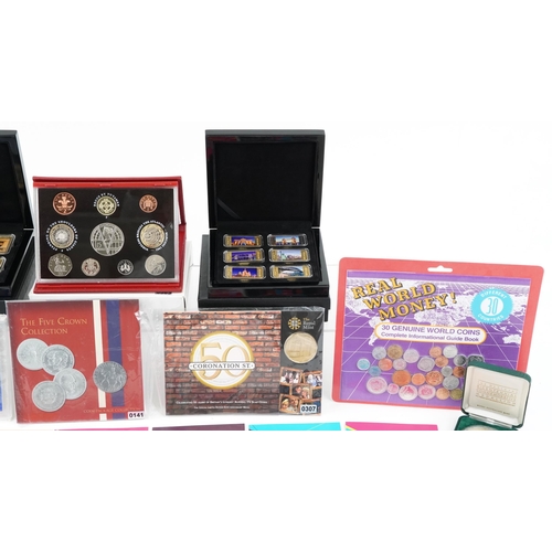 2173 - British and world coinage, mainly in packs and presentation boxes, including Queen Elizabeth II 2014... 