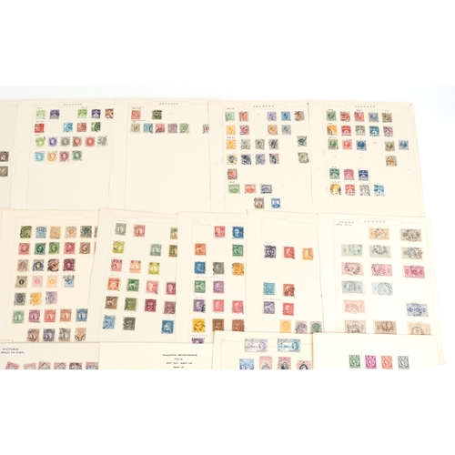 2222 - A quantity of European and world stamps to include Denmark, Gold Coast and Sweden.