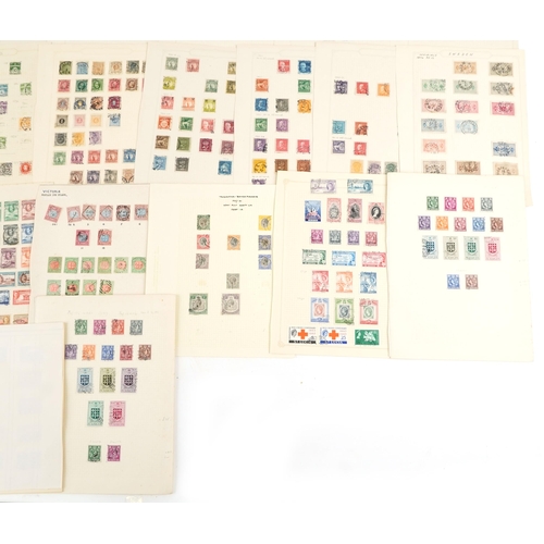 2222 - A quantity of European and world stamps to include Denmark, Gold Coast and Sweden.