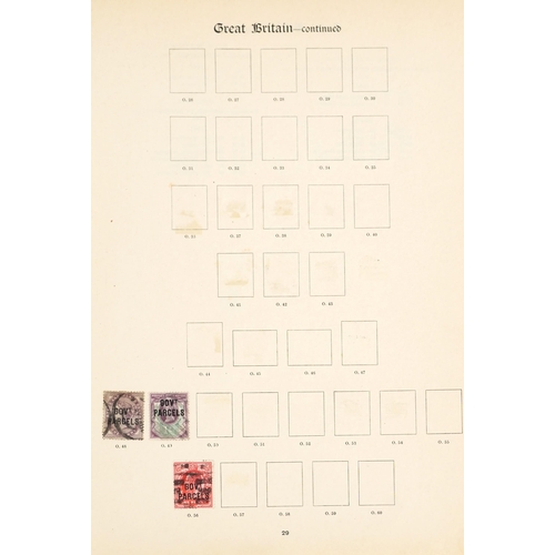 2214 - A good selection of Victorian and later British stamps overprinted with Government Parcels, Army Off... 