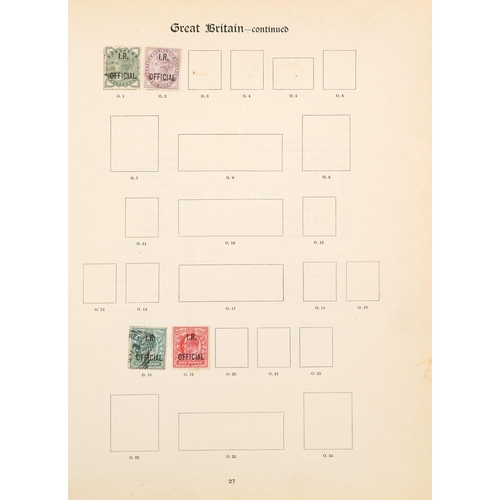 2214 - A good selection of Victorian and later British stamps overprinted with Government Parcels, Army Off... 