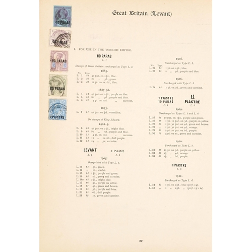 2213 - A good selection of Victorian, Edwardian and George V Great Britain Levant overprinted stamps, many ... 