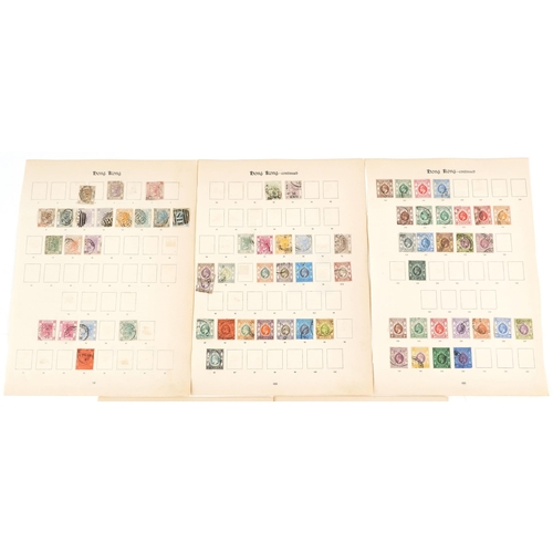 2211 - Victorian and later Hongkong stamps, some with China overprint.