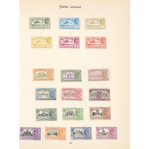 2209 - George V Indian stamps to include a full set of high value, one rupee to twenty five rupees and mint... 