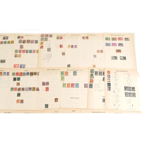 2225 - Victorian and later Commonwealth stamps to included Niger Coast, Nigeria, Northern Rhodesia, Nyasala... 